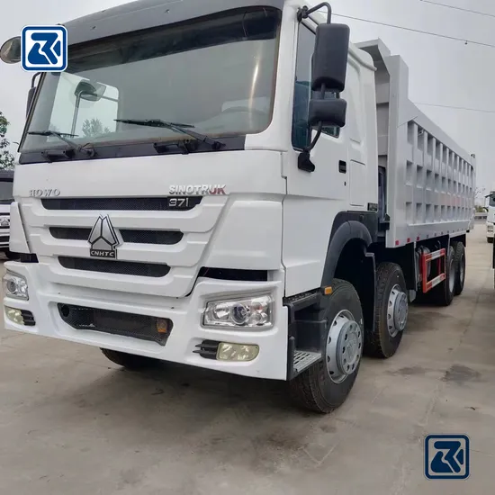 Camión volquete Sinotruk HOWO 8X4 de 12 ruedas, 371 HP, 40 toneladas, usado, en buen estado, a la venta.